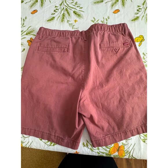Levis XX Chino EZ Mens Shorts Coral Red Cotton Blend Size Large - Picture 2 of 7